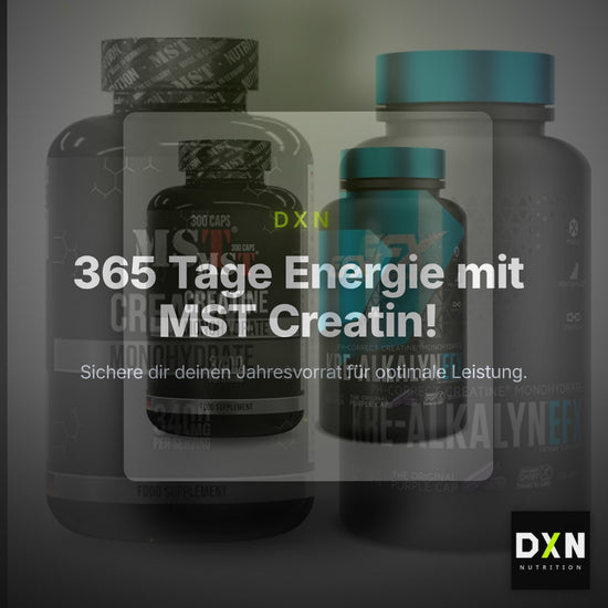 Creatin-Jahresvorrat: MST Creatine Monohydrate – 365 Tage, 420 Kapseln – Clean Showcase Plus