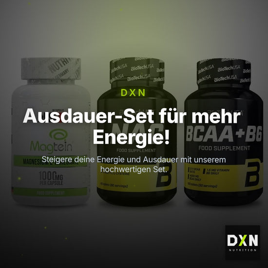 Ausdauer-Set: MST Magnesium + BioTech NAC + BioTech BCAA+B6 – Clean Showcase Plus