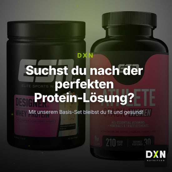 Basis-Set: ESN Designer Whey + ESN Athlete Stack:WOMEN – Clean Showcase Plus