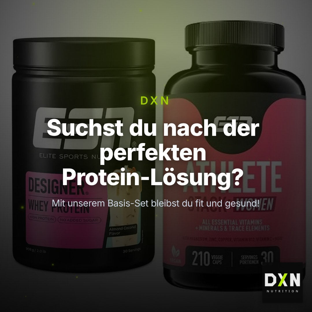 Basis-Set: ESN Designer Whey + ESN Athlete Stack:WOMEN – Clean Showcase Plus