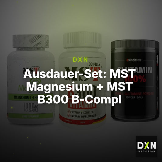 Ausdauer-Set: MST Magnesium + MST B300 B-Compl + Sinob Core – Clean Showcase Plus