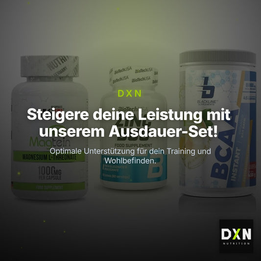 Ausdauer-Set: MST Magnesium + BioTech Zinc Duo + Blackline – Clean Showcase Plus