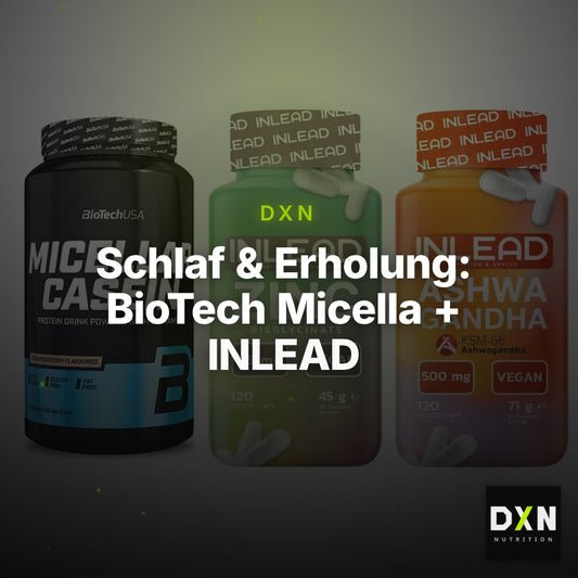 Schlaf & Erholung: BioTech Micella + INLEAD Zink + INLEAD Ashwagan – Clean Showcase Plus