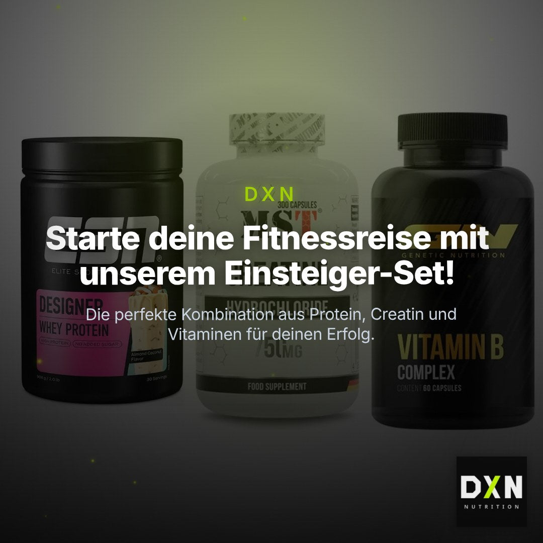 Einsteiger-Set: ESN Designer + MST Creatine HCL + GN Vitamin – Clean Showcase Plus