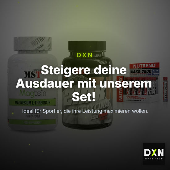 Ausdauer-Set: MST Magnesium + Big Zone Zink + Nutrend AAKG – Clean Showcase Plus