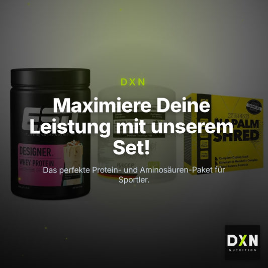 Definitionsphase-Set: ESN Designer + MST Arginine + FA Nutrition – Clean Showcase Plus
