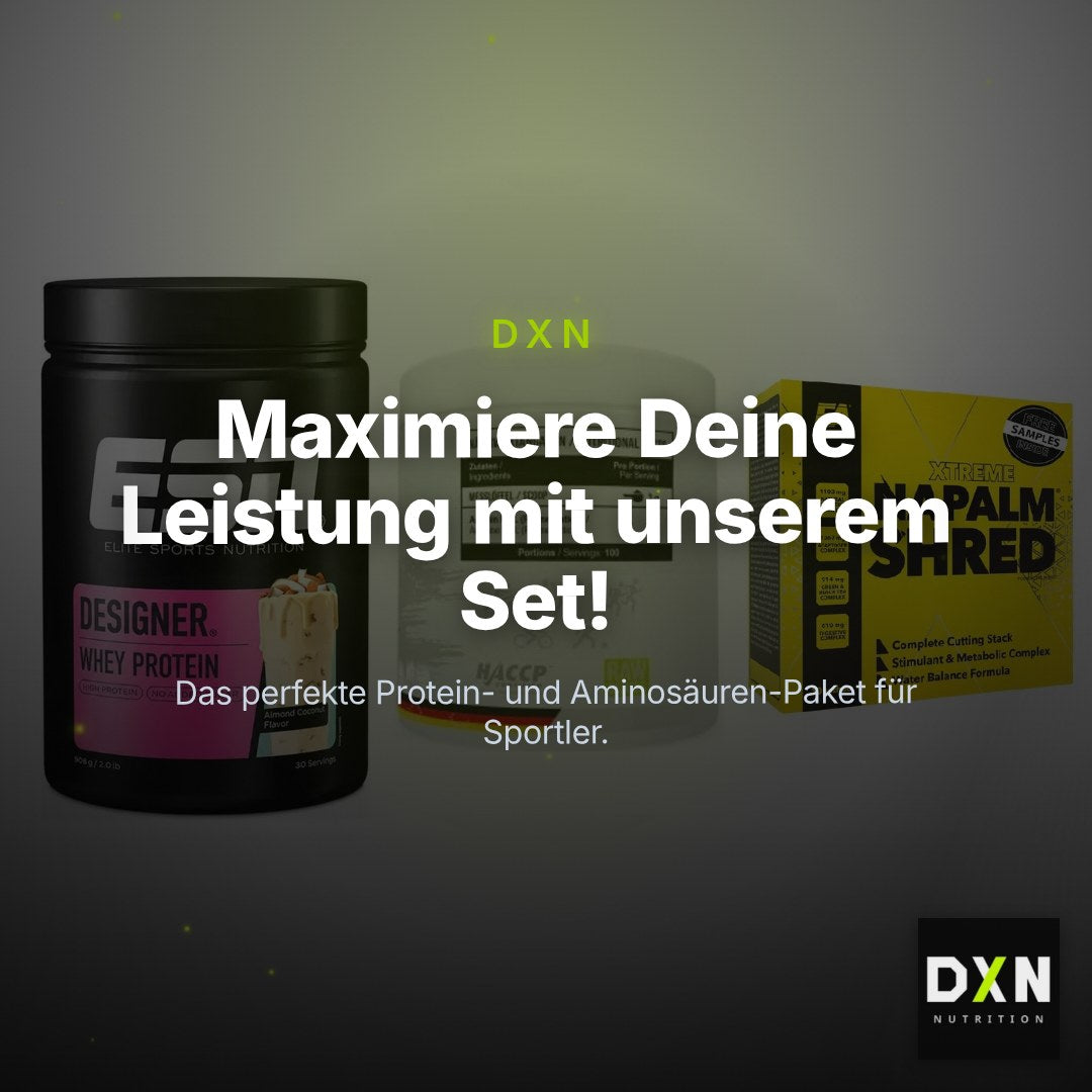 Definitionsphase-Set: ESN Designer + MST Arginine + FA Nutrition – Clean Showcase Plus