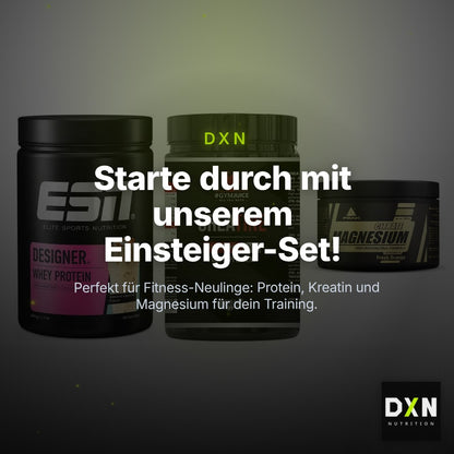 Einsteiger-Set: ESN Designer + #GYMJUICE + Peak Magnesium – Clean Showcase Plus