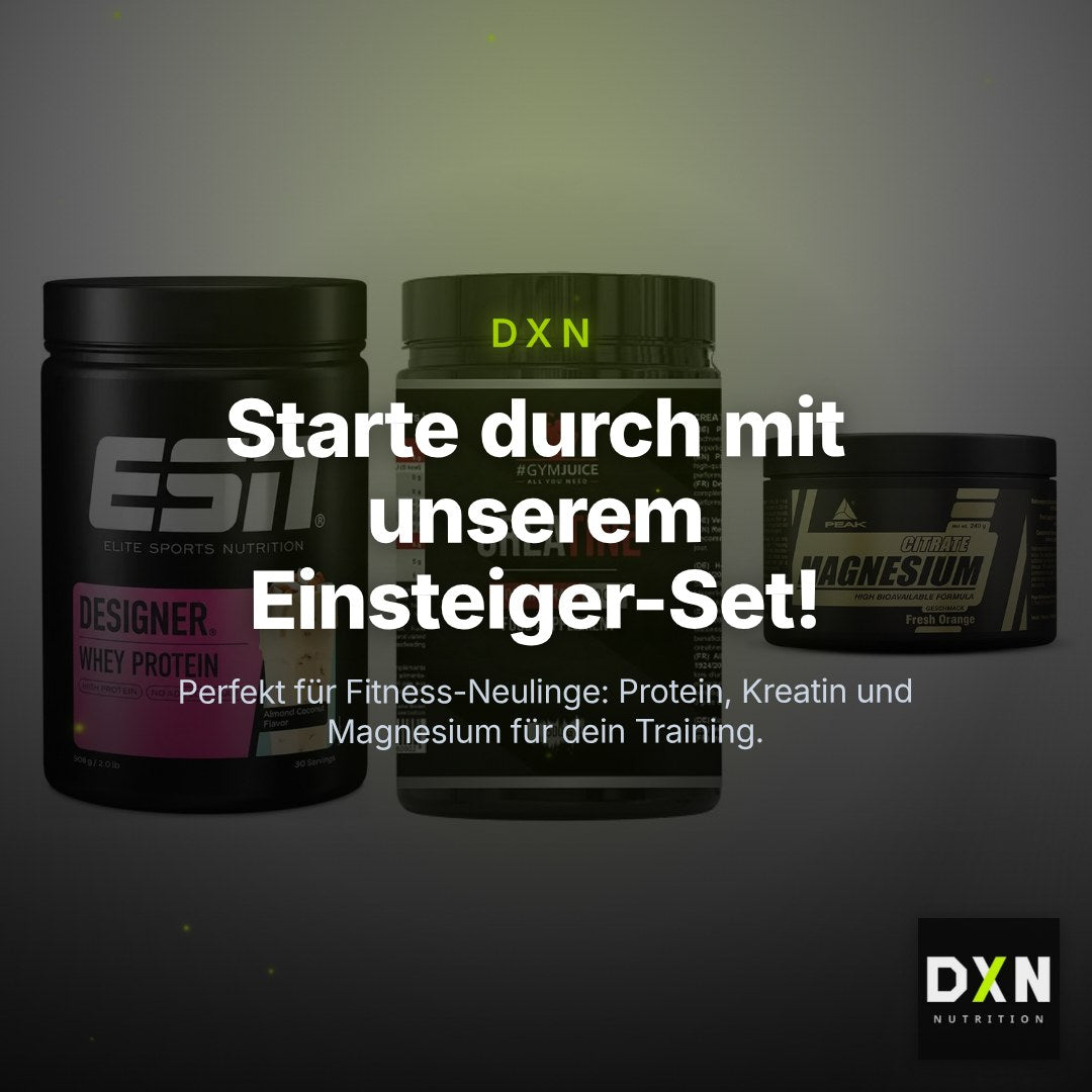 Einsteiger-Set: ESN Designer + #GYMJUICE + Peak Magnesium – Clean Showcase Plus