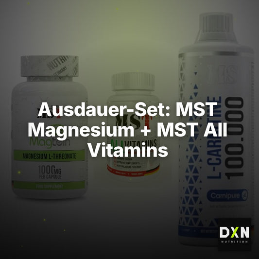 Ausdauer-Set: MST Magnesium + MST All Vitamins + MST L-Carnitine – Clean Showcase Plus
