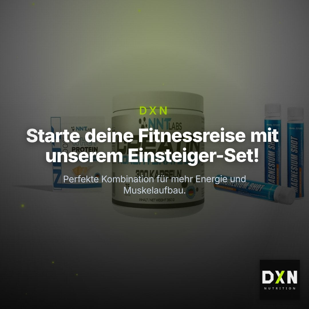 Einsteiger-Set: NNT Whey + NNT Creatin 1000 + Body Attack – Clean Showcase Plus