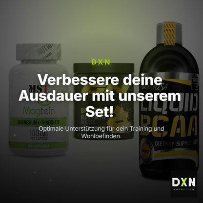 Ausdauer-Set: MST Magnesium + GN Base Powder + BioTech Liquid – Clean Showcase Plus