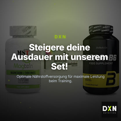Ausdauer-Set: MST Magnesium + Olimp Vita-Min + BioTech BCAA+B6 – Clean Showcase Plus