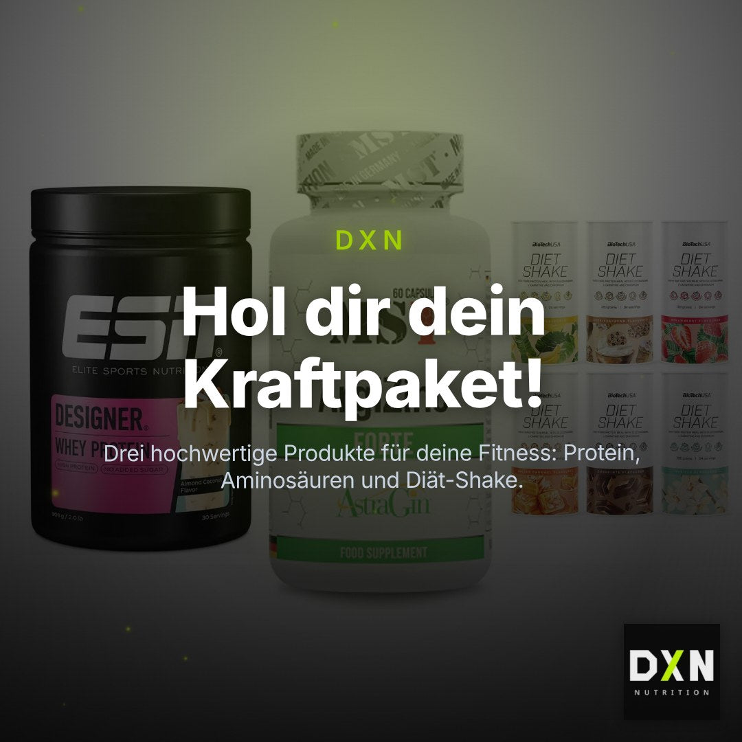 Definitionsphase-Set: ESN Designer + MST ArgiZinc + BioTech Diet – Clean Showcase Plus