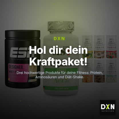 Definitionsphase-Set: ESN Designer + MST ArgiZinc + BioTech Diet – Clean Showcase Plus
