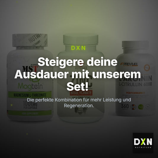 Ausdauer-Set: MST Magnesium + #GYMJUICE ZINC + ProFuel L-Argini – Clean Showcase Plus
