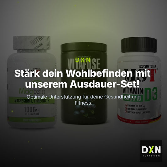 Ausdauer-Set: MST Magnesium + Big Zone Vitafus + MST Vitamin D3 – Clean Showcase Plus
