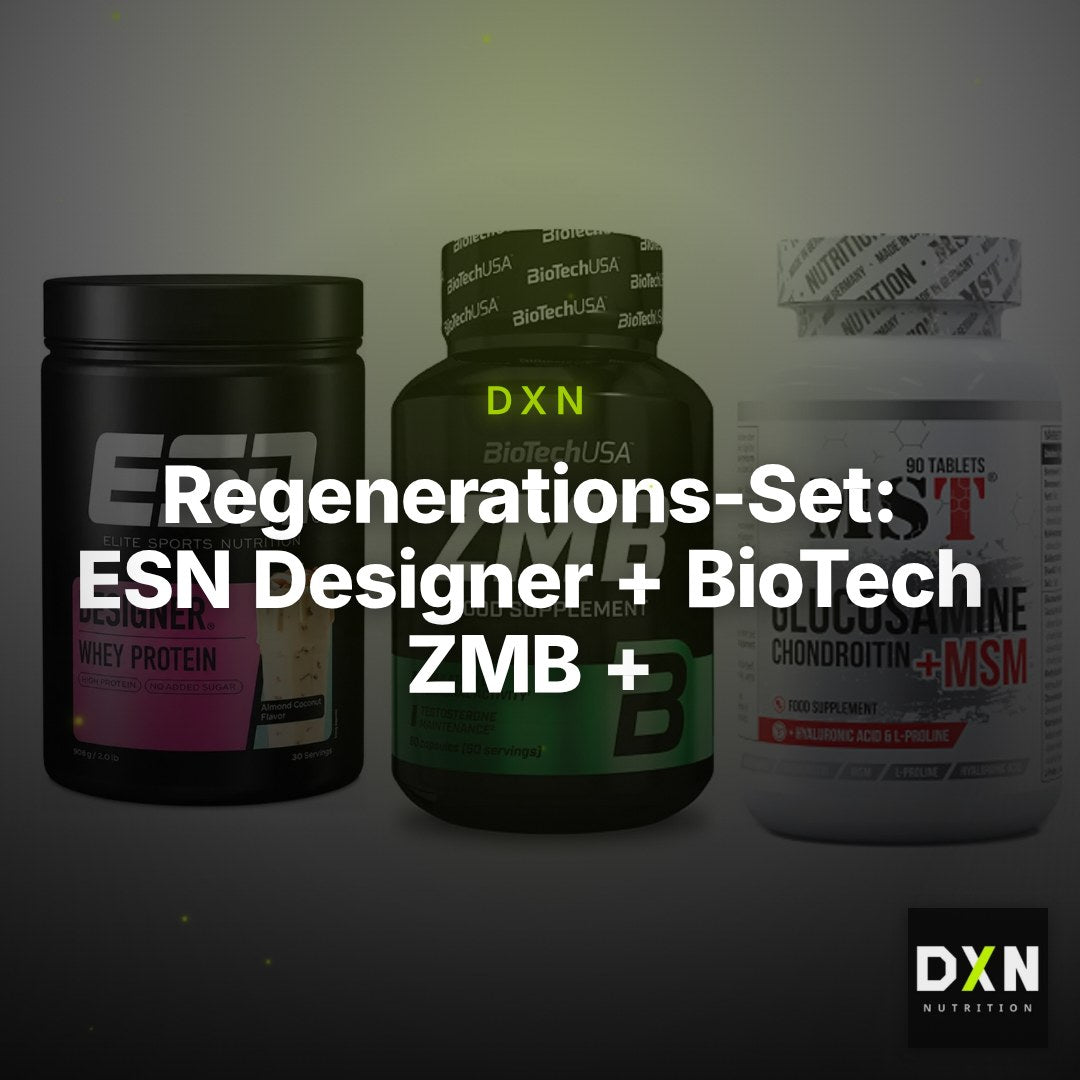 Regenerations-Set: ESN Designer + BioTech ZMB + MST Glucosamine – Clean Showcase Plus