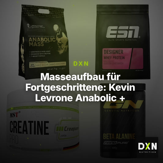 Masseaufbau für Fortgeschrittene: Kevin Levrone Anabolic + 3 weitere – Clean Showcase Plus