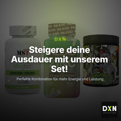 Ausdauer-Set: MST Magnesium + INLEAD Zink + BPS-Pharma EAA´s – Clean Showcase Plus