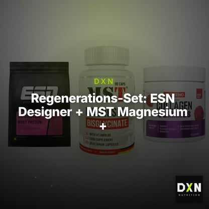 Regenerations-Set: ESN Designer + MST Magnesium + Nutrend Collage – Clean Showcase Plus