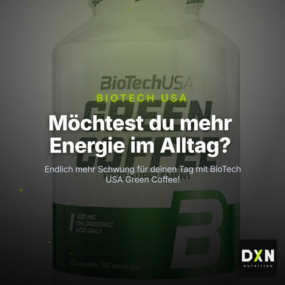 BioTech USA Green Coffee 120 Kapseln – Clean Showcase Plus