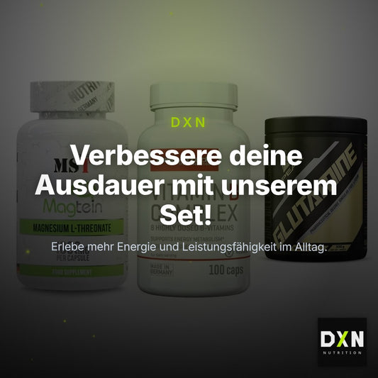 Ausdauer-Set: MST Magnesium + Body Attack + Peak Glutamin – Clean Showcase Plus