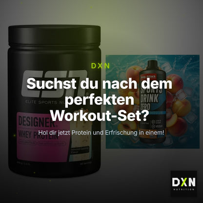 Basis-Set: ESN Designer Whey + Body Attack Sports Drink Zero – Clean Showcase Plus