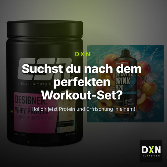 Basis-Set: ESN Designer Whey + Body Attack Sports Drink Zero – Clean Showcase Plus
