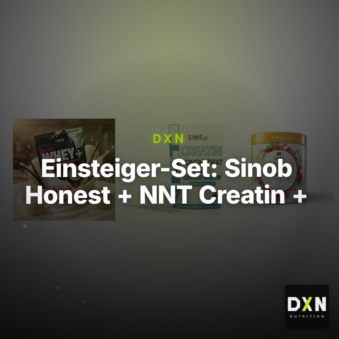 Einsteiger-Set: Sinob Honest + NNT Creatin + FA Nutrition – Clean Showcase Plus