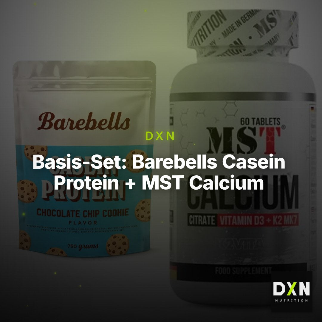 Basis-Set: Barebells Casein Protein + MST Calcium Citrate D3 + K2Vital – Clean Showcase Plus
