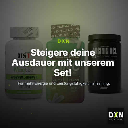 Ausdauer-Set: MST Magnesium + INLEAD Zink + Big Zone L-Argin – Clean Showcase Plus