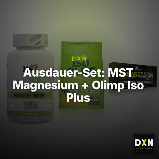 Ausdauer-Set: MST Magnesium + Olimp Iso Plus + Olimp AAKG – Clean Showcase Plus