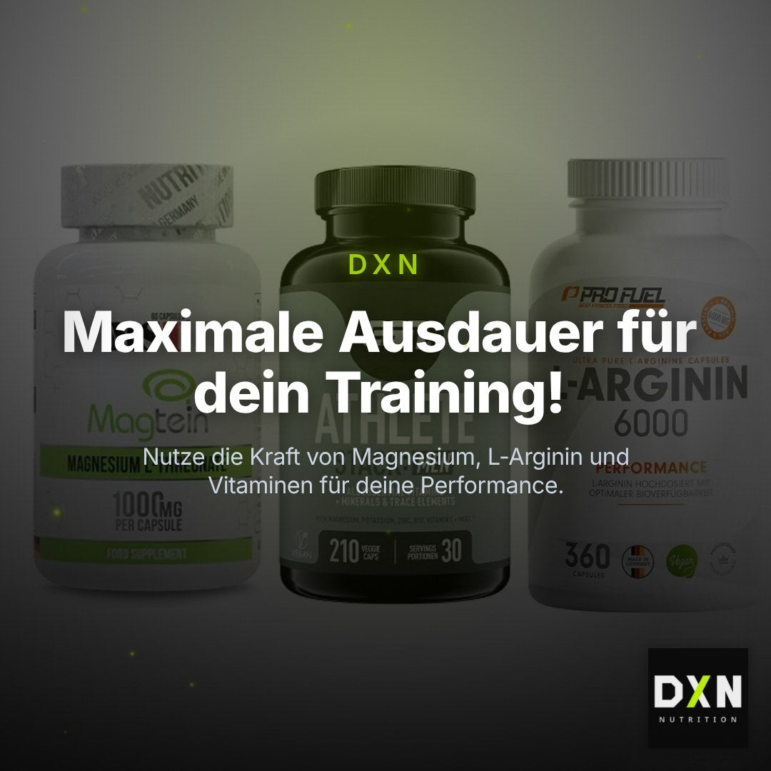 Ausdauer-Set: MST Magnesium + ESN Athlete + ProFuel L-Argini – Clean Showcase Plus
