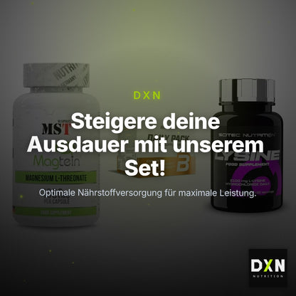 Ausdauer-Set: MST Magnesium + BioTech Daily + Scitec Lysine – Clean Showcase Plus