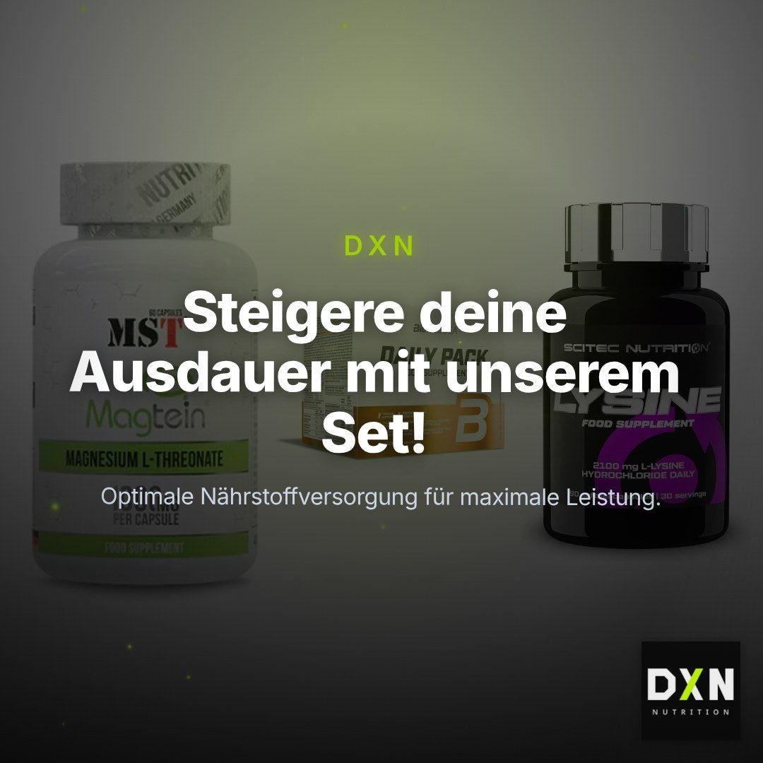 Ausdauer-Set: MST Magnesium + BioTech Daily + Scitec Lysine – Clean Showcase Plus