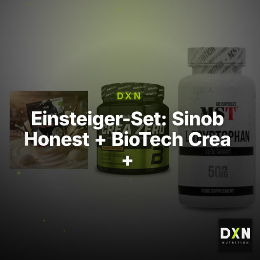 Einsteiger-Set: Sinob Honest + BioTech Crea + MST Tryptophan – Clean Showcase Plus