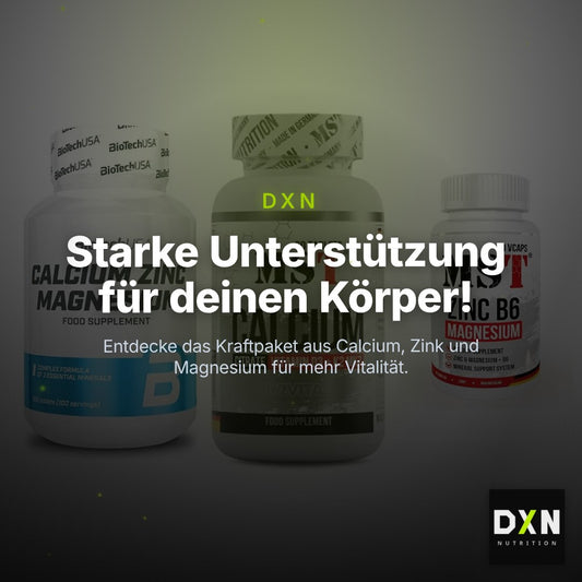Calcium, Vitamin D & Magnesium: BioTech Calcium Zinc + 2 weitere – Clean Showcase Plus