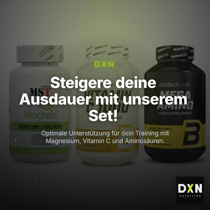 Ausdauer-Set: MST Magnesium + BioTech Vitamin + BioTech Mega – Clean Showcase Plus