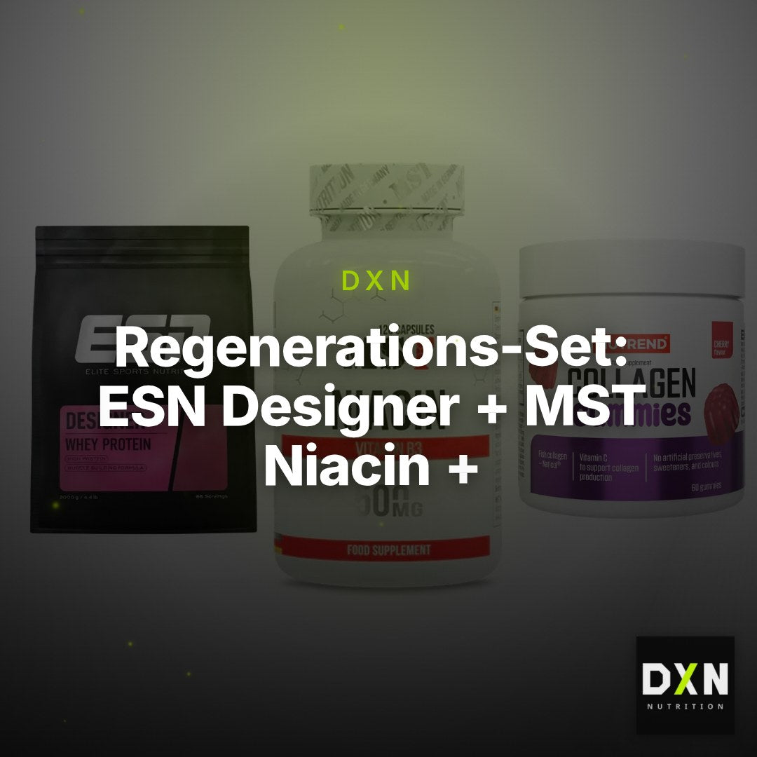 Regenerations-Set: ESN Designer + MST Niacin + Nutrend Collage – Clean Showcase Plus