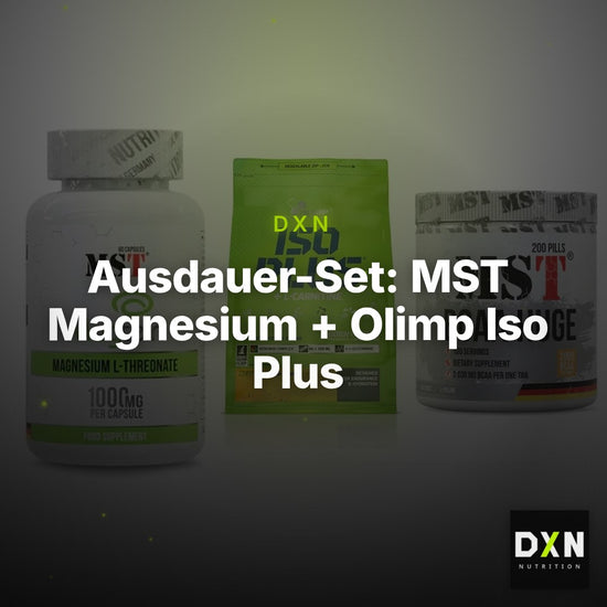 Ausdauer-Set: MST Magnesium + Olimp Iso Plus + MST BCAA Huge – Clean Showcase Plus