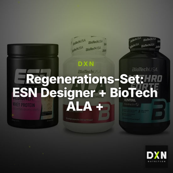 Regenerations-Set: ESN Designer + BioTech ALA + BioTech Arthro – Clean Showcase Plus