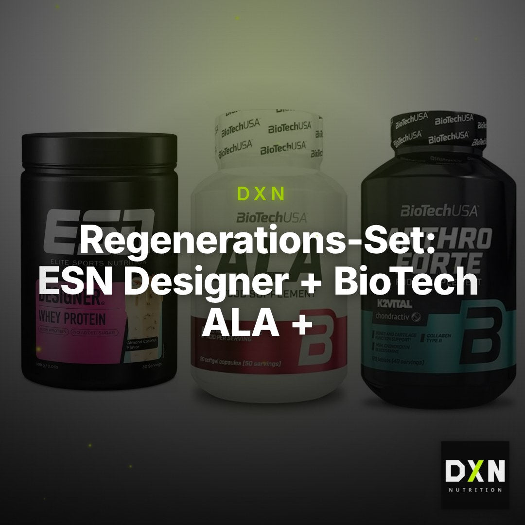 Regenerations-Set: ESN Designer + BioTech ALA + BioTech Arthro – Clean Showcase Plus