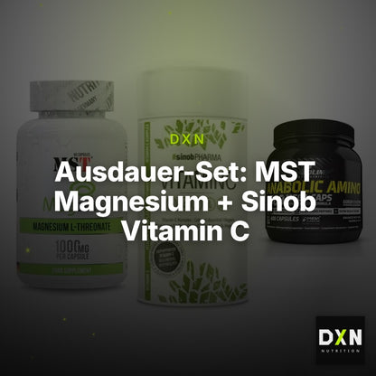 Ausdauer-Set: MST Magnesium + Sinob Vitamin C + Olimp Anabolic – Clean Showcase Plus