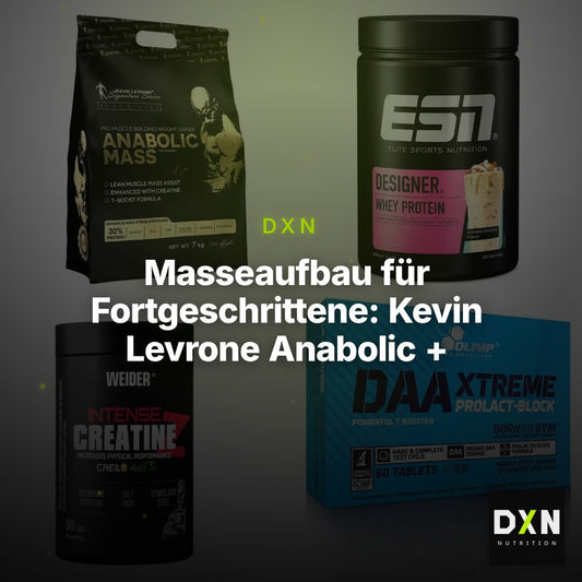 Masseaufbau für Fortgeschrittene: Kevin Levrone Anabolic + 3 weitere – Clean Showcase Plus