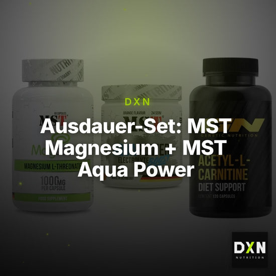 Ausdauer-Set: MST Magnesium + MST Aqua Power + GN Acetyl – Clean Showcase Plus