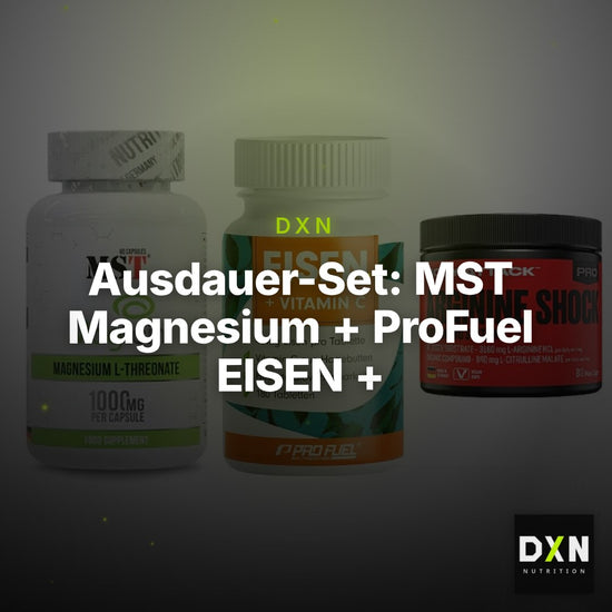 Ausdauer-Set: MST Magnesium + ProFuel EISEN + Body Attack – Clean Showcase Plus