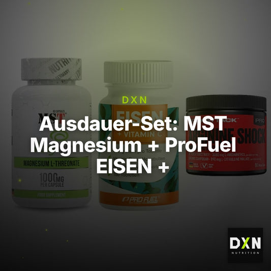 Ausdauer-Set: MST Magnesium + ProFuel EISEN + Body Attack – Clean Showcase Plus