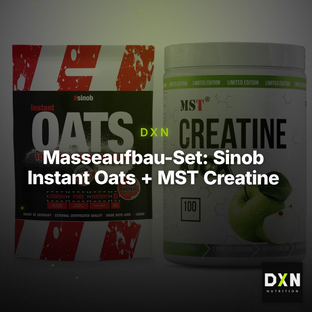 Masseaufbau-Set: Sinob Instant Oats + MST Creatine Kick – Clean Showcase Plus