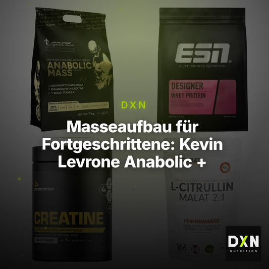 Masseaufbau für Fortgeschrittene: Kevin Levrone Anabolic + 3 weitere – Clean Showcase Plus